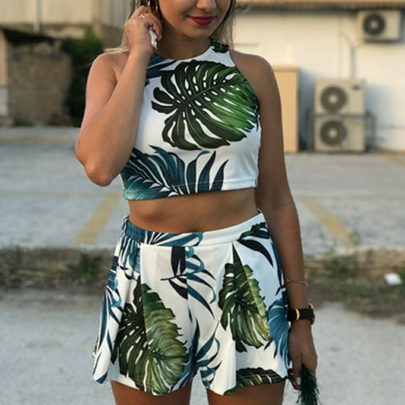 Unbranded Tops - 🎀🛍Jungle Print Tank Top and Shorts
